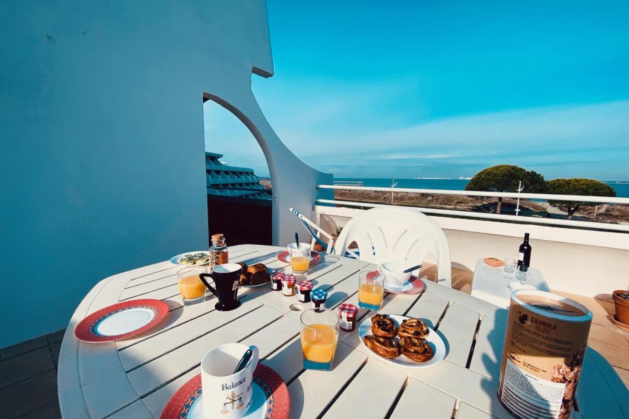 APPARTEMENT VUE MER Port Camargue 4 couchages résidence Le Flamant Le Grau-du-Roi Esterno foto